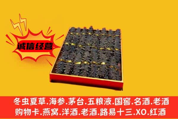 阿里革吉县回收海参